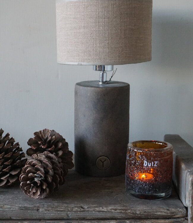 Brynxz Lampenvoet Cylinder | Majestic Brown | H30xD12 cm