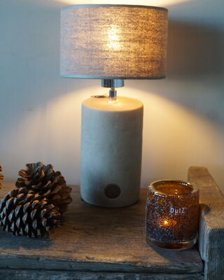 Brynxz Lampenvoet Cylinder | Majestic Taupe | H30xD12 cm