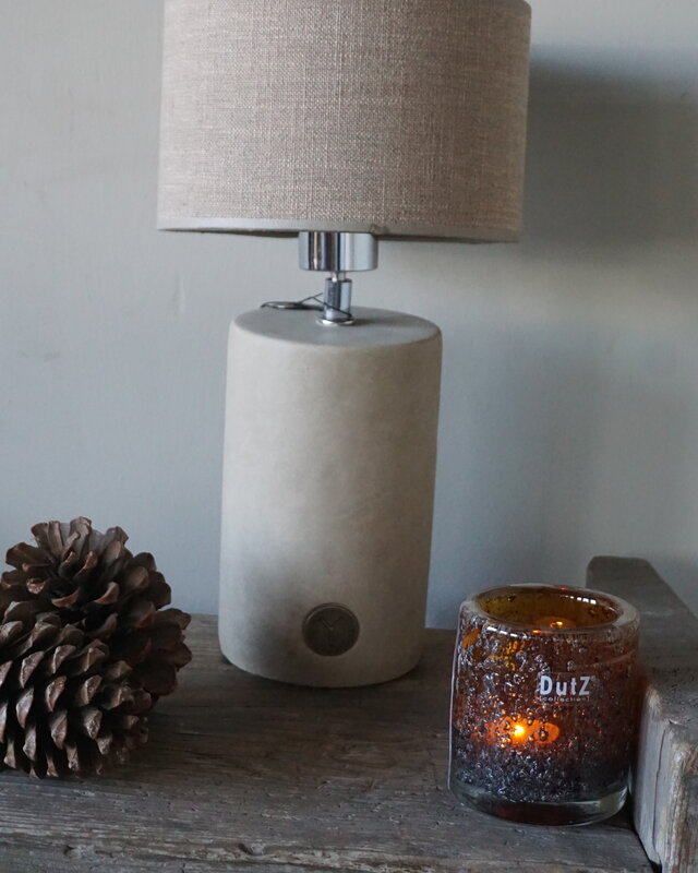Brynxz Lampenvoet Cylinder | Majestic Taupe | H30xD12 cm