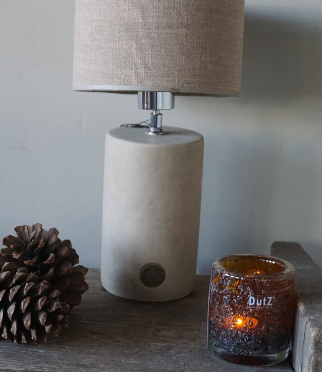 Brynxz Lampenvoet Cylinder | Majestic Taupe | H30xD12 cm