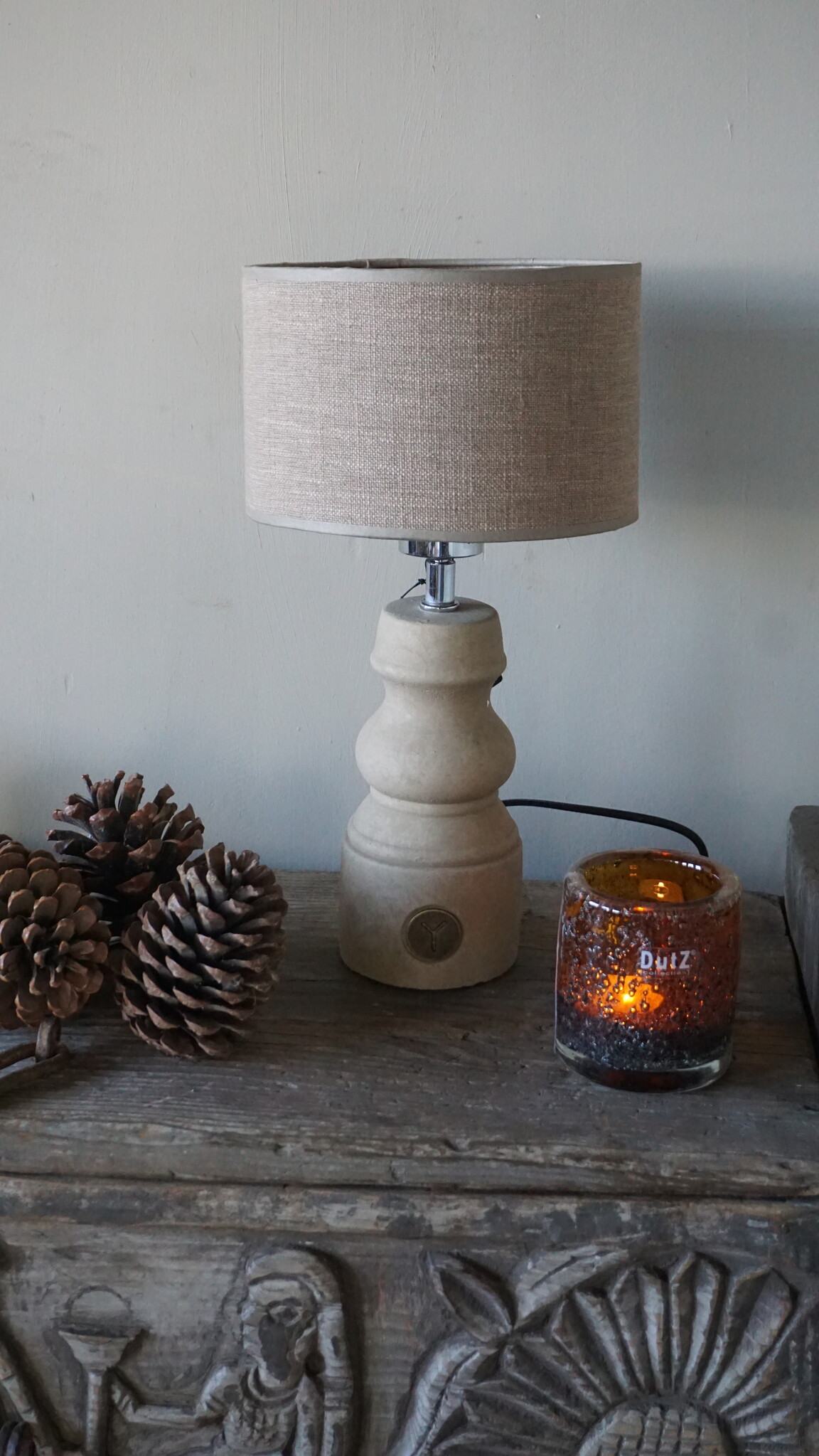 Brynxz Lampenvoet Baluster Grandeur | Majestic Taupe | H29xD10 cm