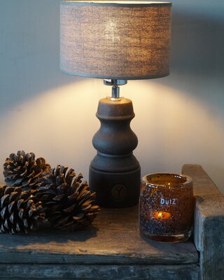 Brynxz Lampenvoet Baluster Grandeur | Majestic Brown | H29xD10 cm
