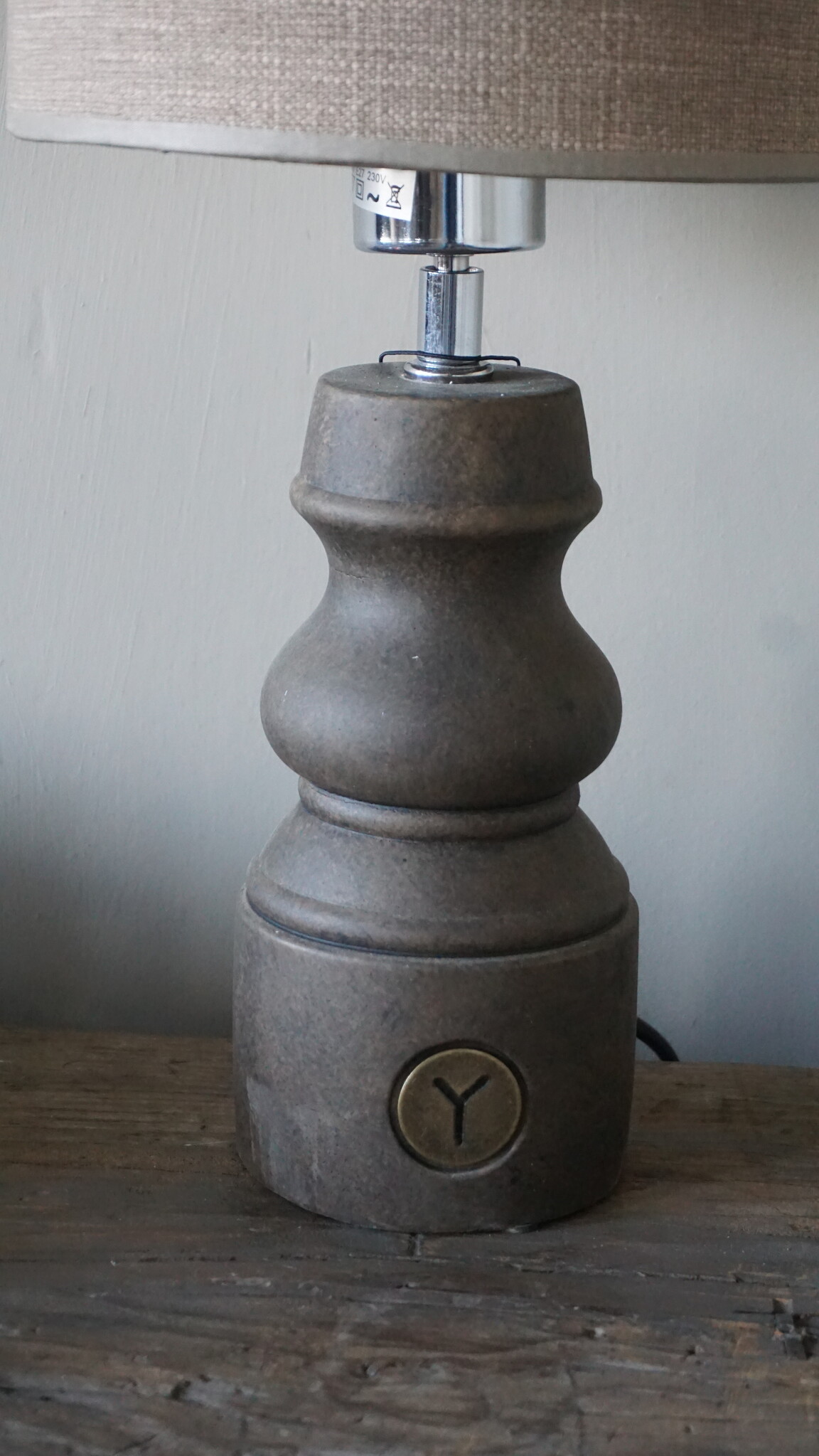 Brynxz Lampenvoet Baluster Grandeur | Majestic Brown | H29xD10 cm