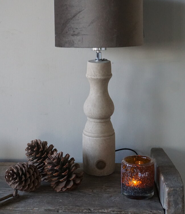 Brynxz Lampenvoet Baluster Grandeur | Majestic Taupe | H44 x D10 cm