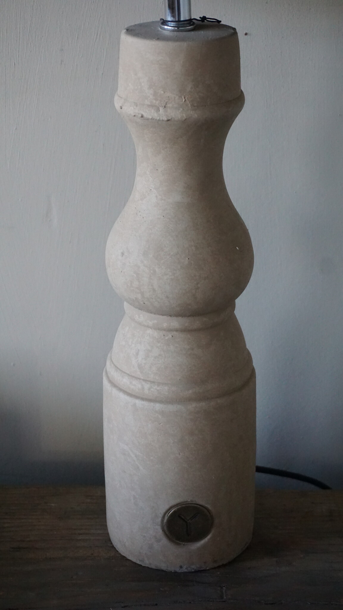 Brynxz Lampenvoet Baluster Grandeur | Majestic Taupe | H44 x D10 cm
