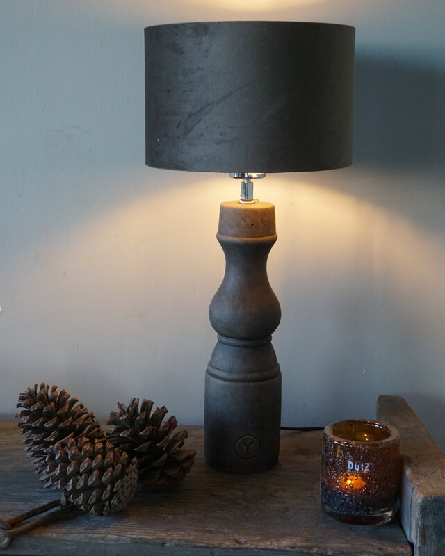 Brynxz Lampenvoet Baluster Grandeur | Majestic Brown | H44xD10 cm