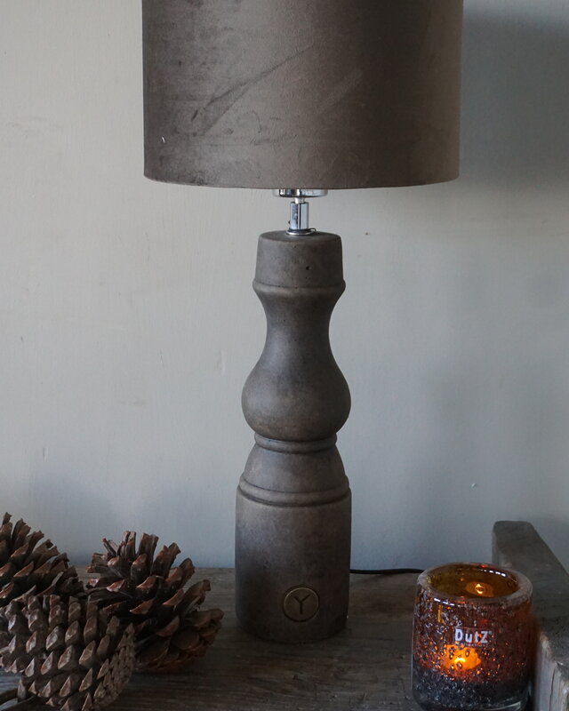 Brynxz Lampenvoet Baluster Grandeur | Majestic Brown | H44xD10 cm