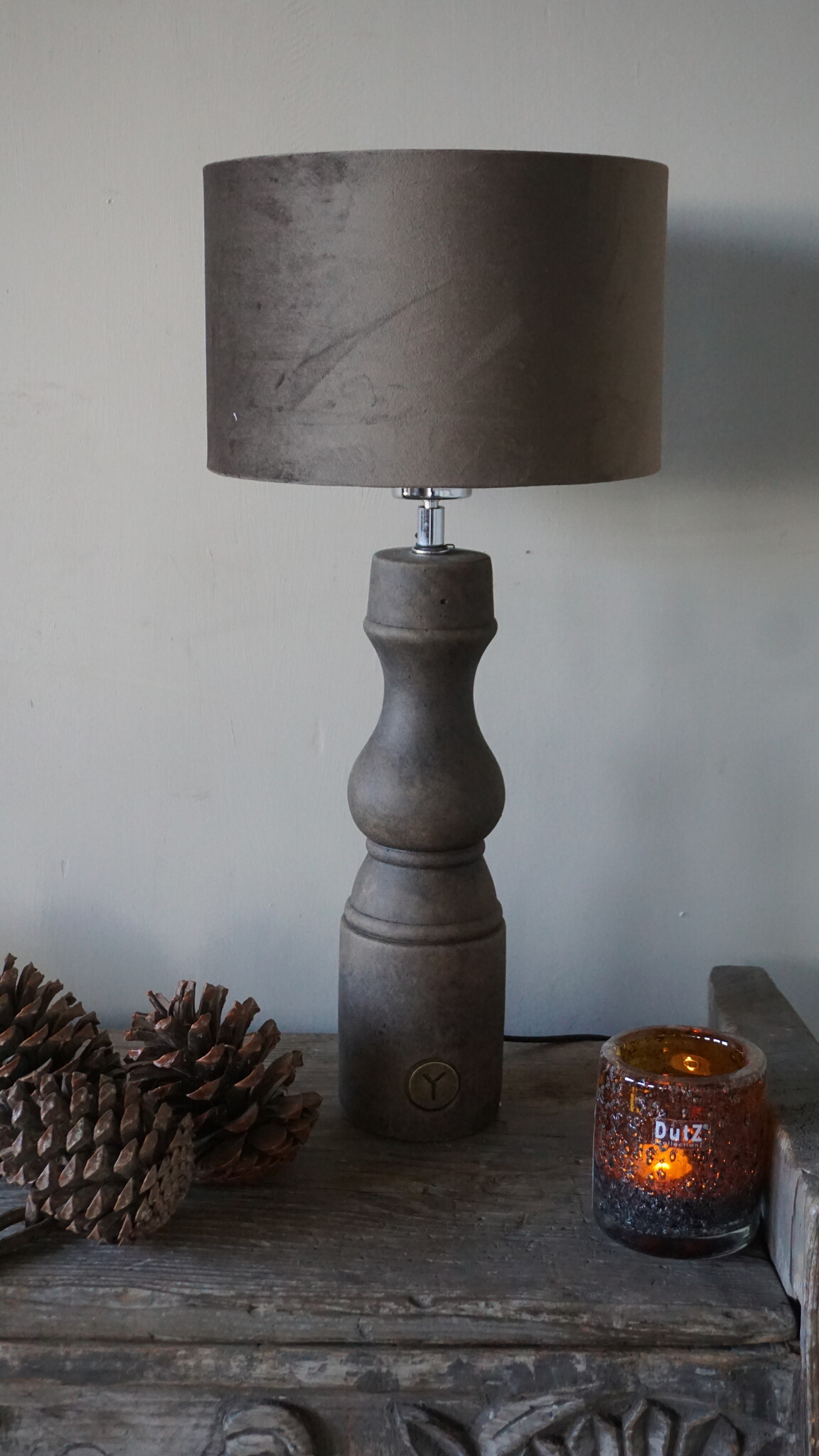 Brynxz Lampenvoet Baluster Grandeur | Majestic Brown | H44xD10 cm