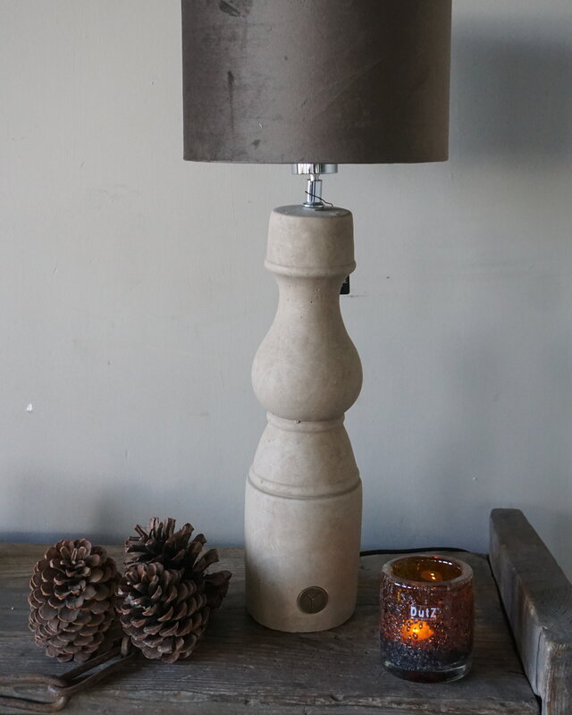 Brynxz Lampenvoet Baluster Grandeur | Majestic Taupe | H53xD12 cm