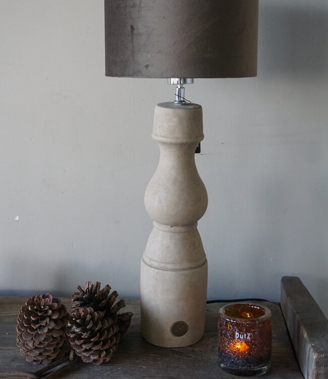 Brynxz Lampenvoet Baluster Grandeur | Majestic Taupe | H53xD12 cm