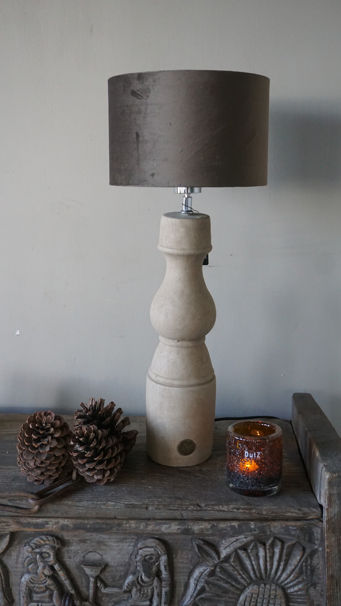 Brynxz Lampenvoet Baluster Grandeur | Majestic Taupe | H53xD12 cm