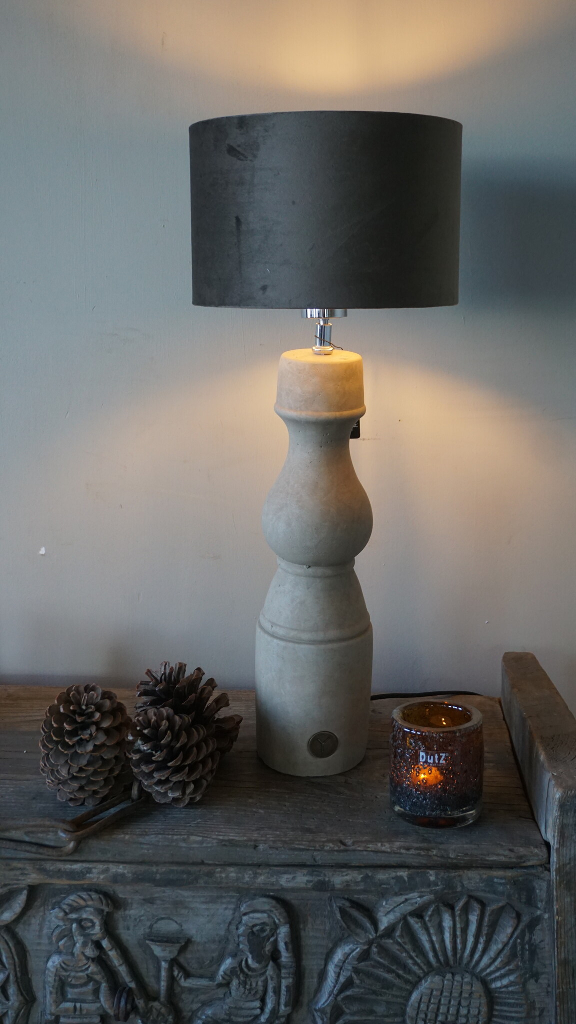 Brynxz Lampenvoet Baluster Grandeur | Majestic Taupe | H53xD12 cm