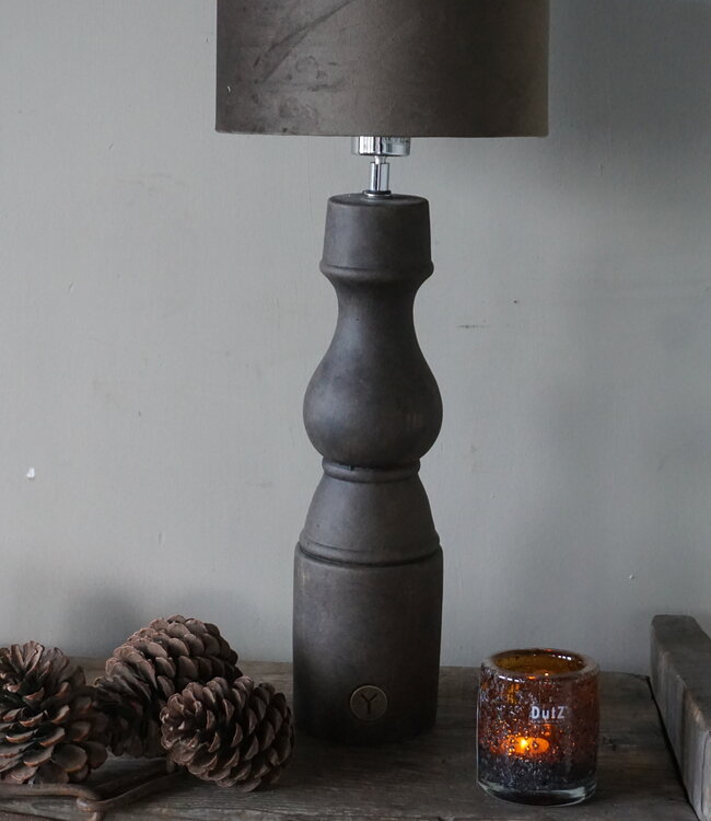 Brynxz Lampenvoet Baluster Grandeur | Majestic Brown | H53xD12 cm