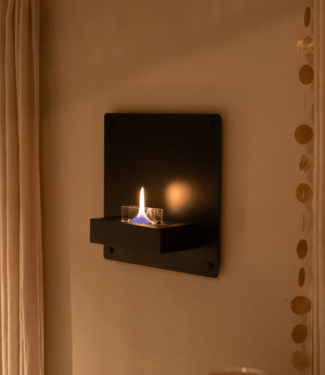 Tenderflame Wandhaard Tenderflame Solo 45 × 23 × 45 cm Zwart