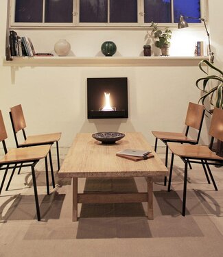 Tenderflame Tenderflame Wandhaard Vierkant 57,5 × 23 × 57,5 cm Zwart