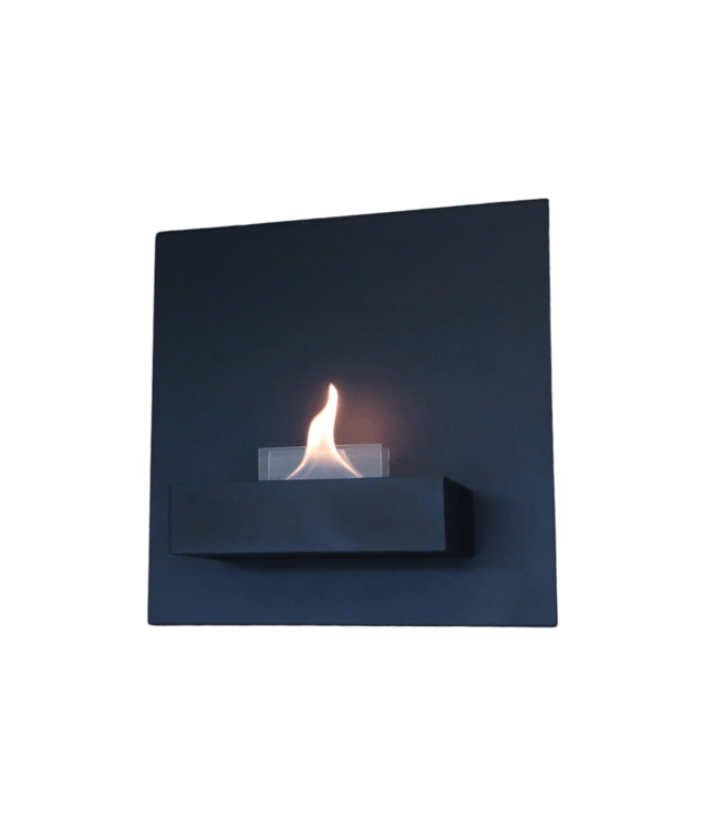 Tenderflame Wandhaard Vierkant Zwart 45 × 23 × 45 cm