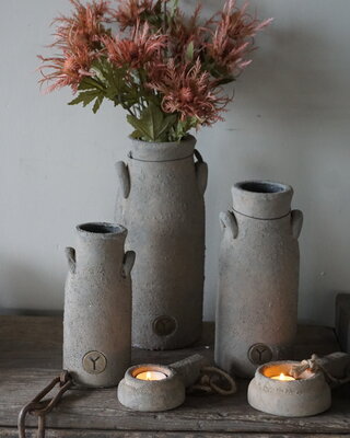 Brynxz Vaas Hoog Met Oren | Rustic | H21 x D10 cm