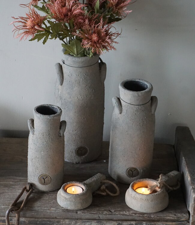 Brynxz Vaas Hoog Met Oren | Rustic | H21 x D10 cm