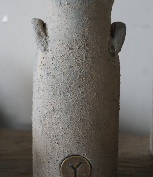 Brynxz Vaas Hoog Met Oren | Rustic | H21 x D10 cm