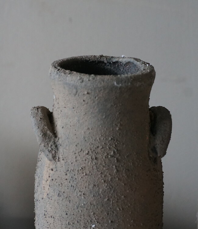 Brynxz Vaas Hoog Met Oren | Rustic | H21 x D10 cm