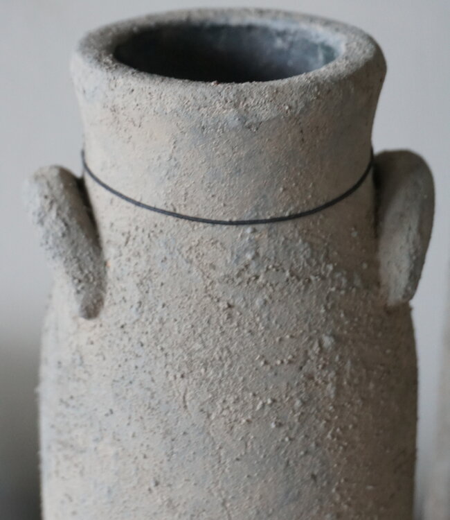 Brynxz Vaas Hoog Met Oren | Rustic | H26 x D11 cm