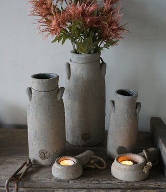 Brynxz Vaas Hoog Met Oren | Rustic | H31 x D12 cm