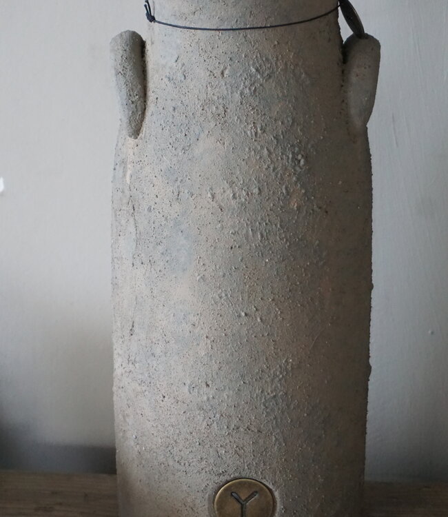 Brynxz Vaas Hoog Met Oren | Rustic | H31 x D12 cm