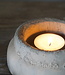 Brynxz Theelichthouder Handgemaakt | Rustic | L14 cm