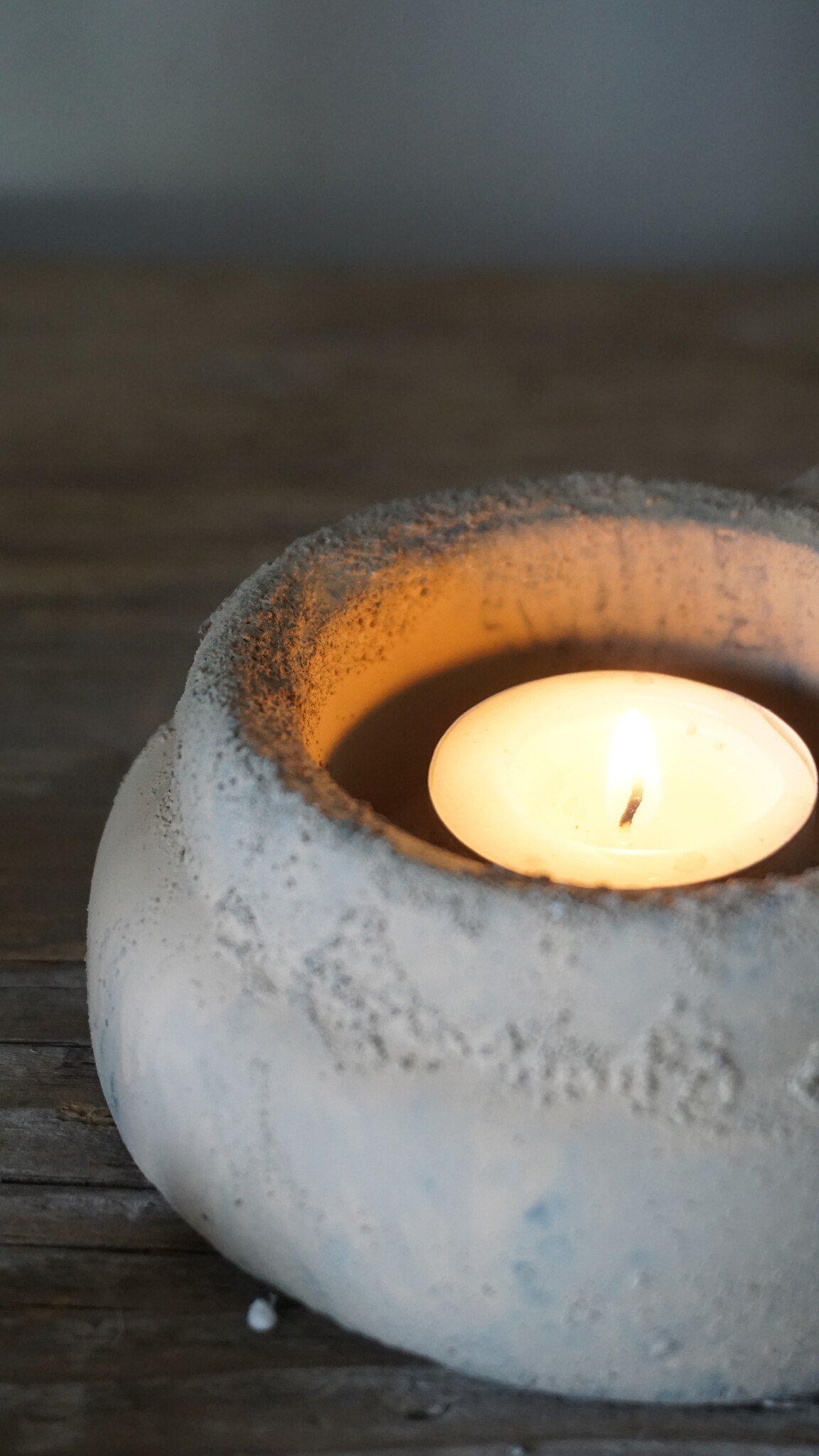 Brynxz Theelichthouder Handgemaakt | Rustic | L14 cm