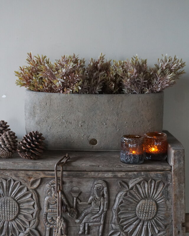Brynxz Plantenbak Ovaal | Rustic | 56x18x24 cm
