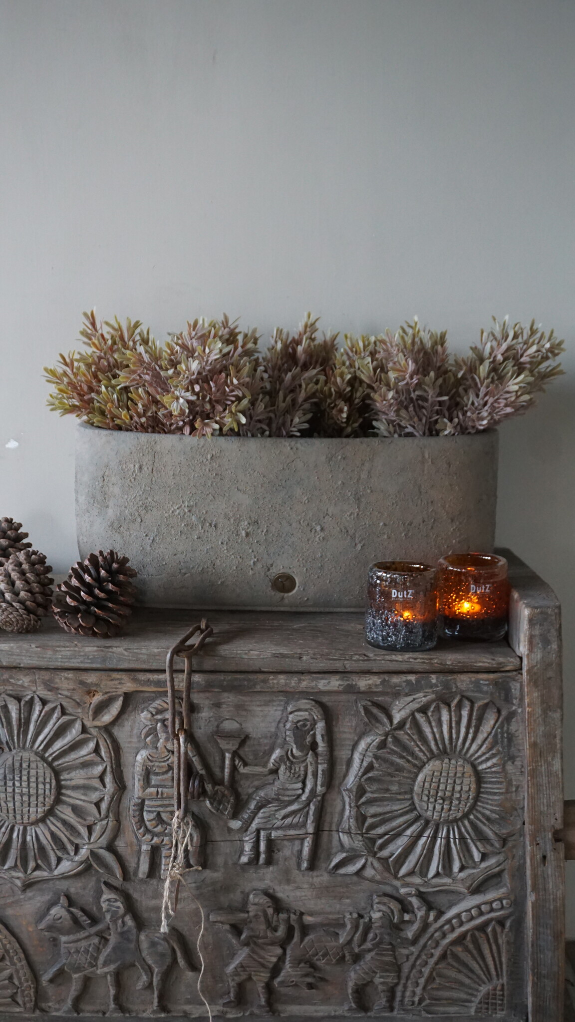 Brynxz Plantenbak Ovaal | Rustic | 56x18x24 cm