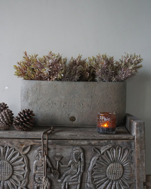 Brynxz Plantenbak Ovaal | Rustic | 56x18x24 cm