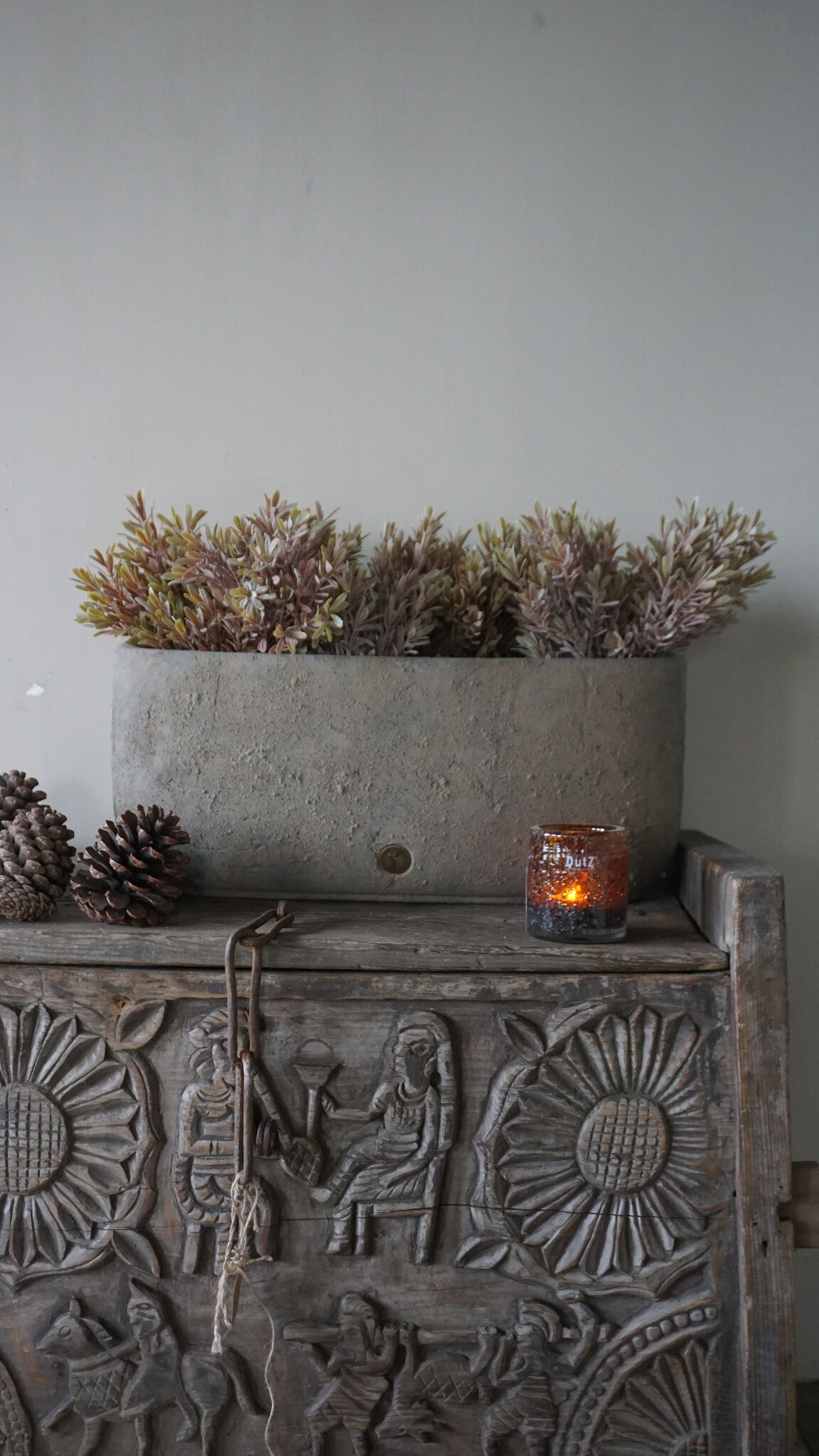 Brynxz Plantenbak Ovaal | Rustic | 56x18x24 cm
