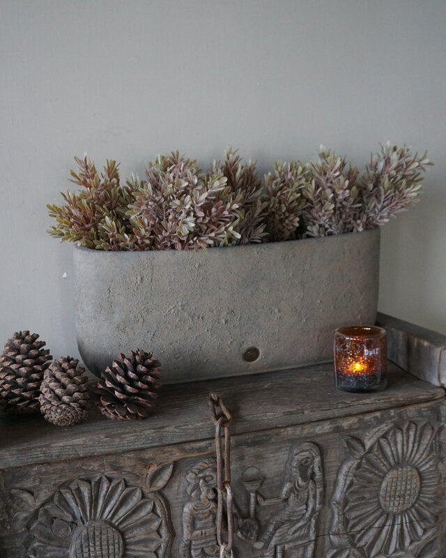 Brynxz Plantenbak Ovaal | Rustic | 56x18x24 cm