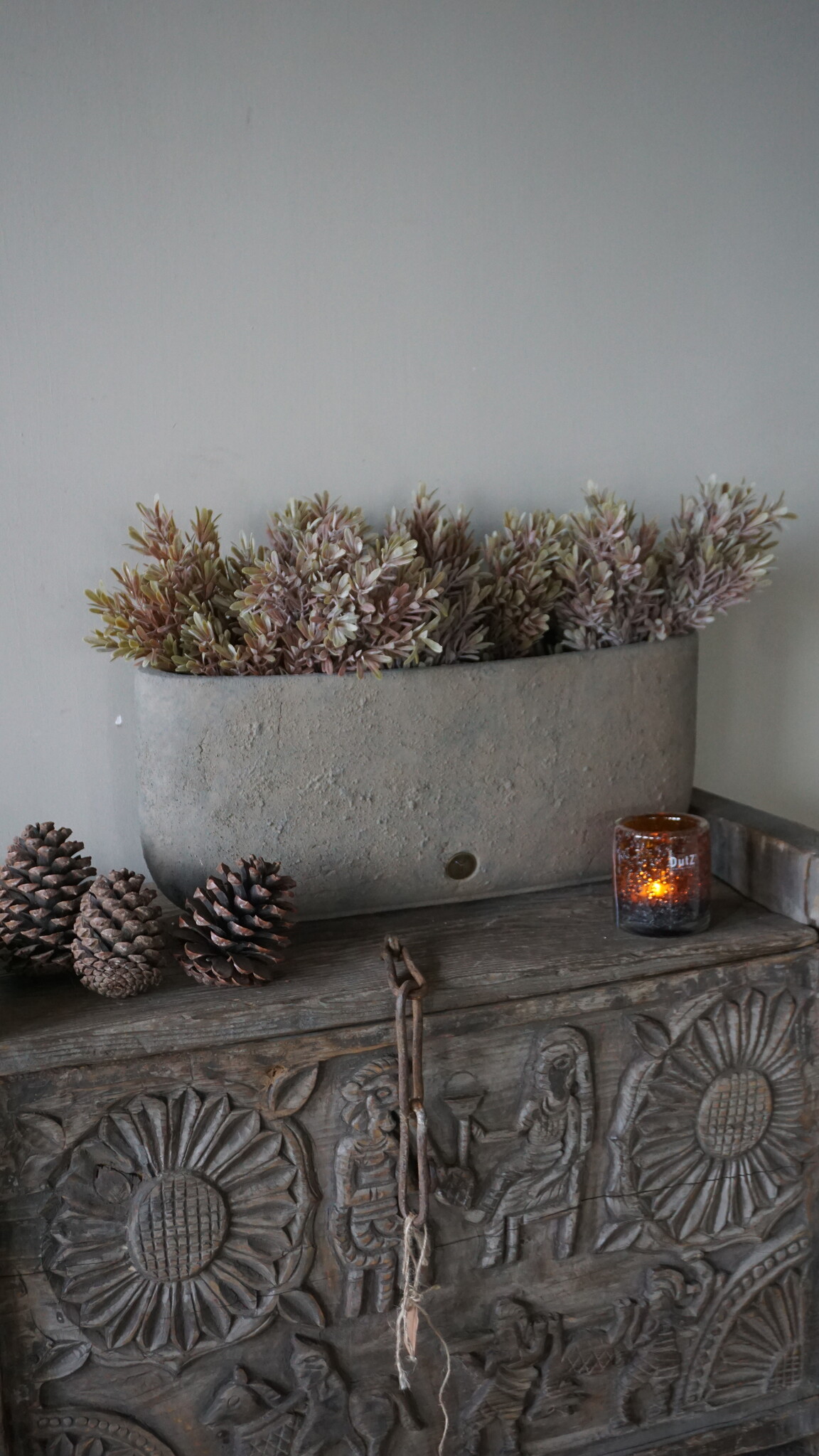 Brynxz Plantenbak Ovaal | Rustic | 56x18x24 cm