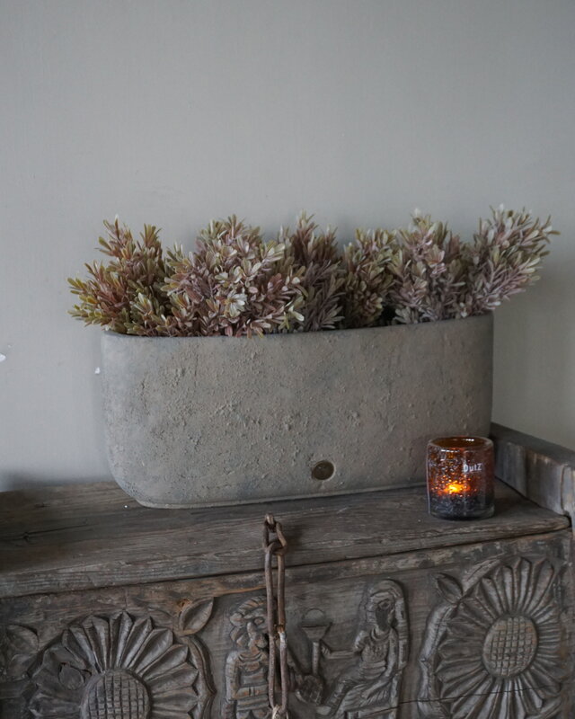 Brynxz Plantenbak Ovaal | Rustic | 56x18x24 cm