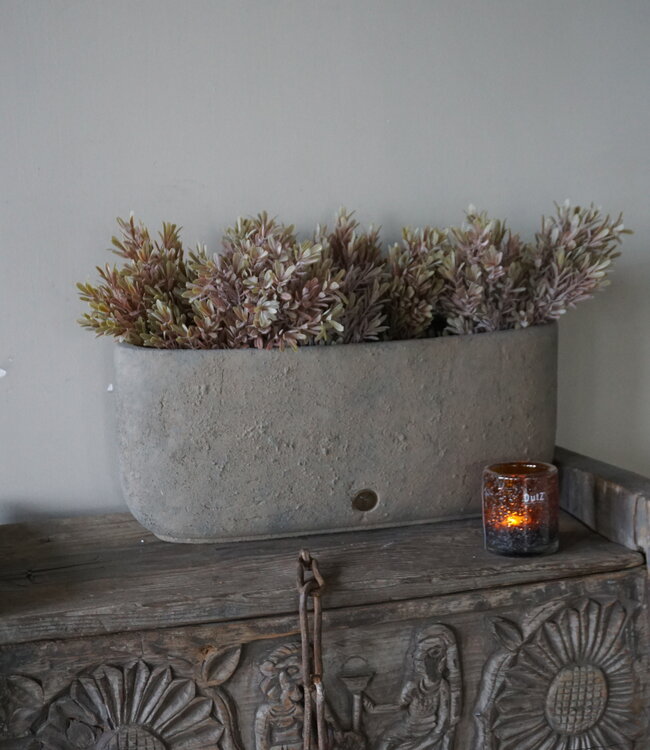 Brynxz Plantenbak Ovaal | Rustic | 56x18x24 cm