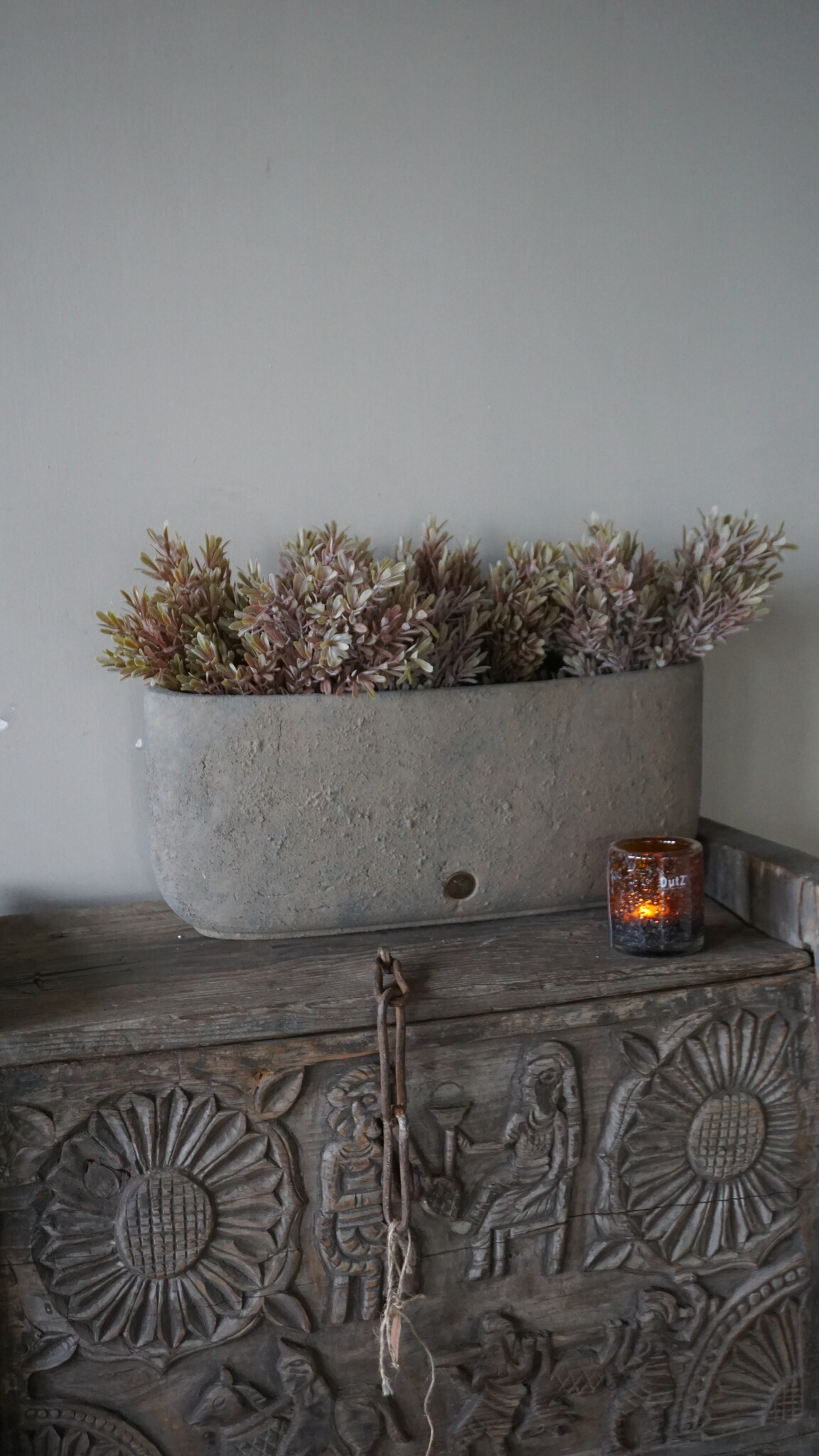 Brynxz Plantenbak Ovaal | Rustic | 56x18x24 cm
