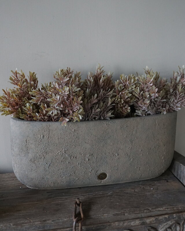 Brynxz Plantenbak Ovaal | Rustic | 56x18x24 cm