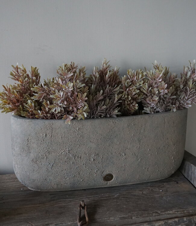 Brynxz Plantenbak Ovaal | Rustic | 56x18x24 cm