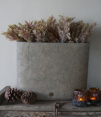 Brynxz Plantenbak Ovaal | Rustic | 47x17x40 cm