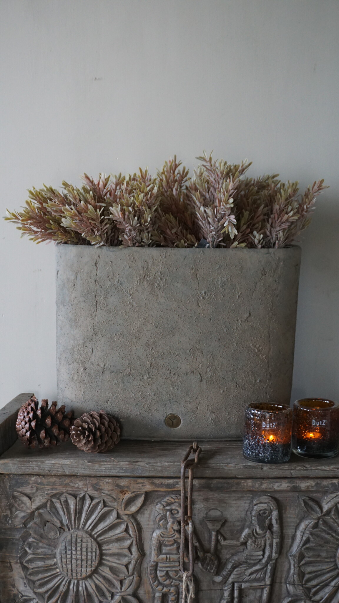 Brynxz Plantenbak Ovaal | Rustic | 47x17x40 cm