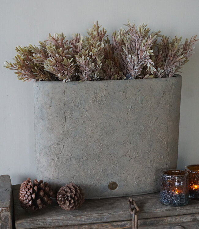 Brynxz Plantenbak Ovaal | Rustic | 47x17x40 cm