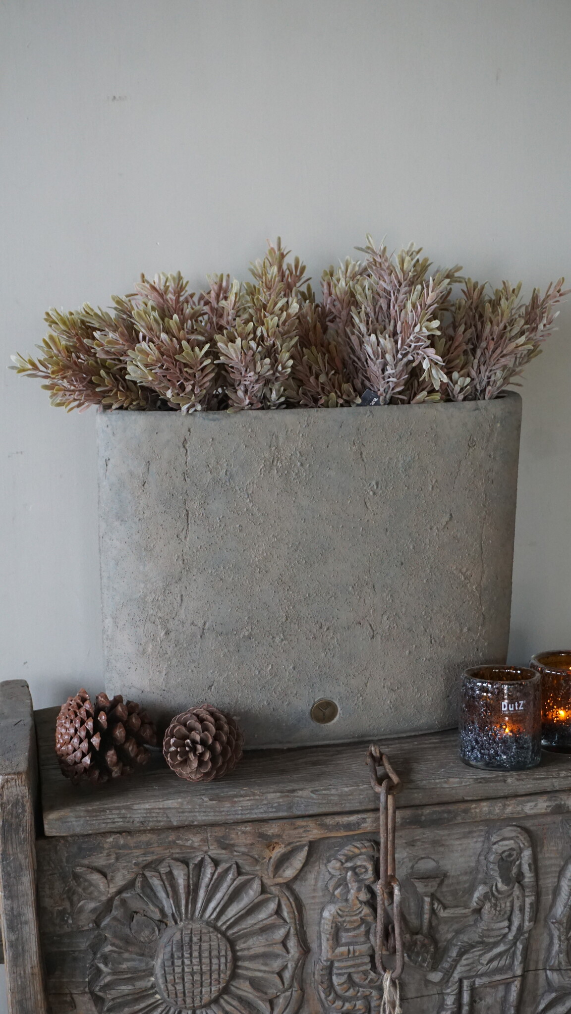 Brynxz Plantenbak Ovaal | Rustic | 47x17x40 cm