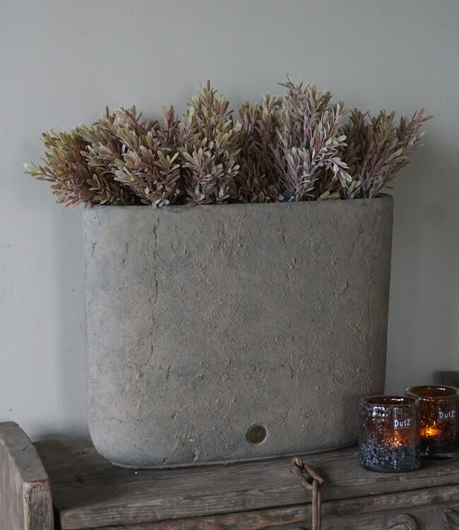 Brynxz Plantenbak Ovaal | Rustic | 47x17x40 cm
