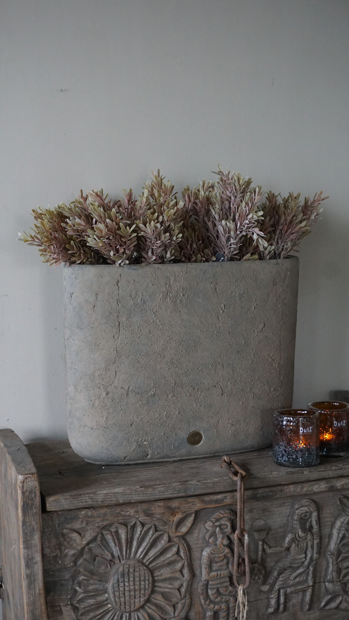 Brynxz Plantenbak Ovaal | Rustic | 47x17x40 cm