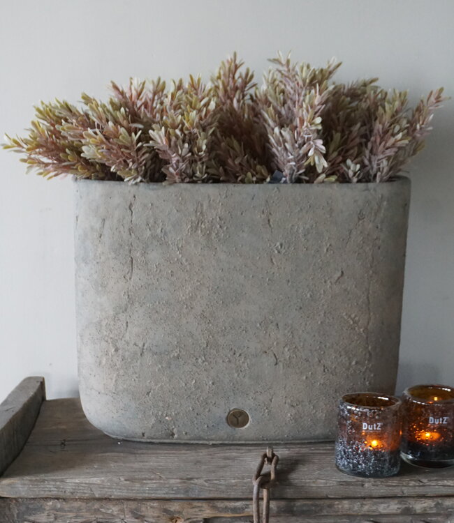 Brynxz Plantenbak Ovaal | Rustic | 47x17x40 cm