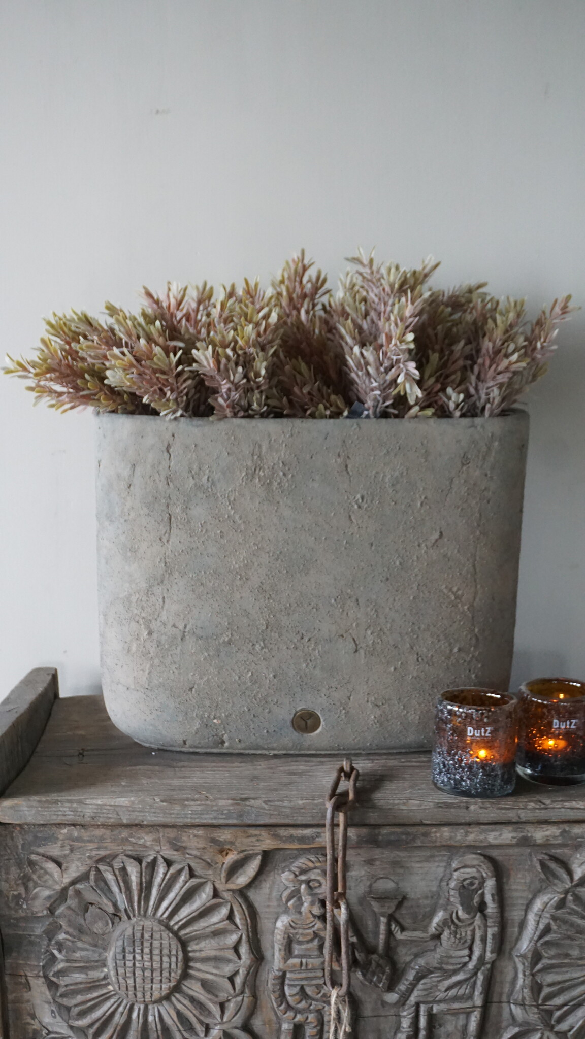 Brynxz Plantenbak Ovaal | Rustic | 47x17x40 cm