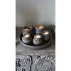 Schaal Met Set Van 5 Kopjes | Majestic Brown