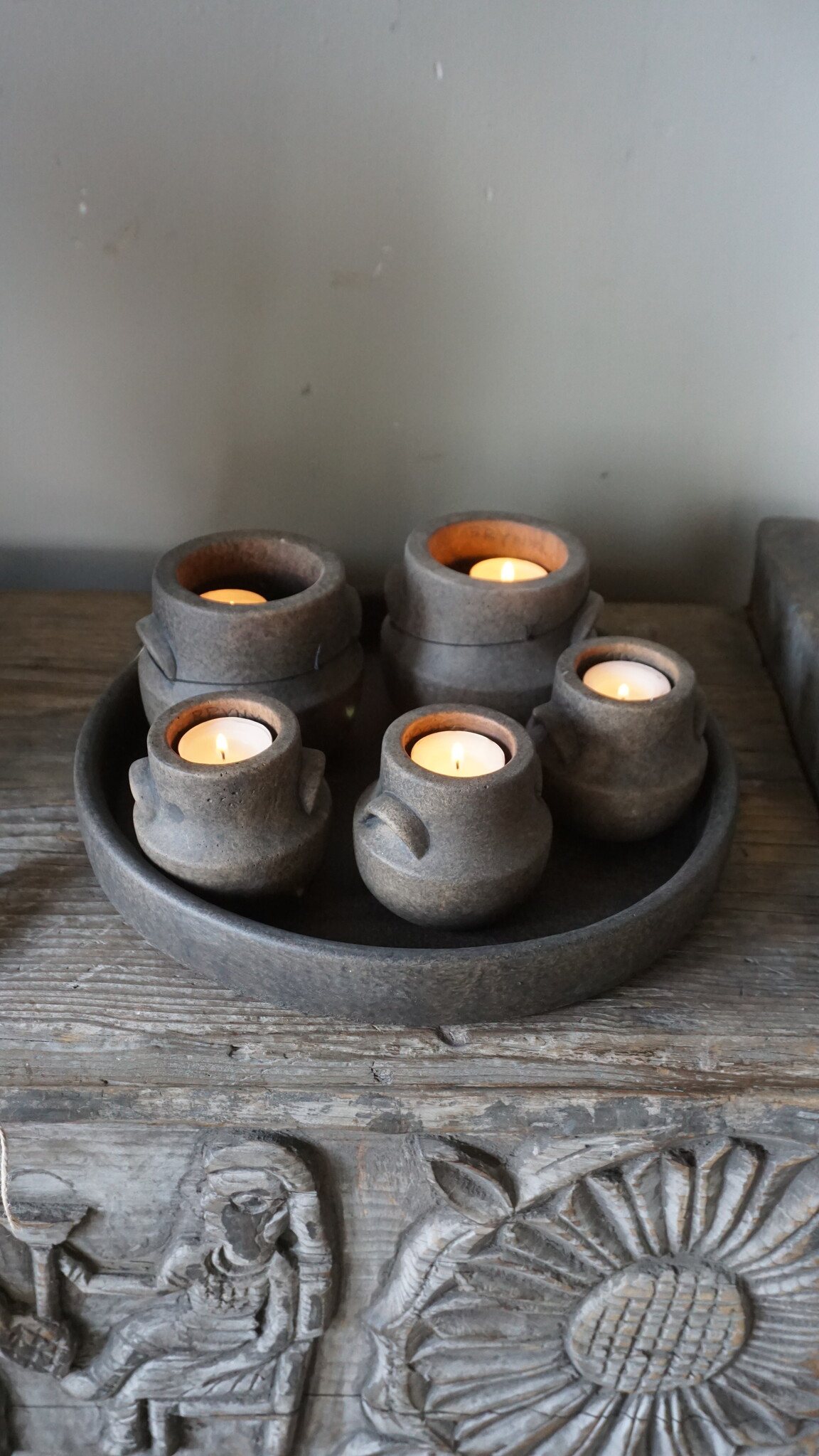 Brynxz Schaal Met Set Van 5 Kopjes | Majestic Brown